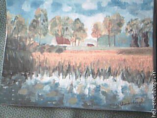 campagne   huile sur toile